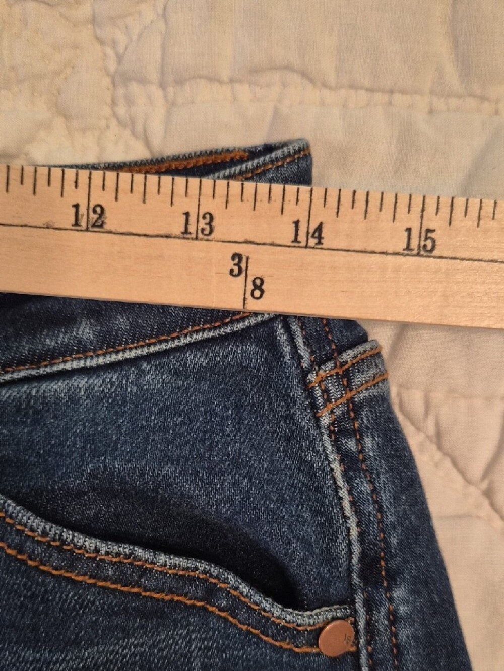 Judy Blue High Rise 'Jorts' Shorts- Size S - Picture 5 of 12